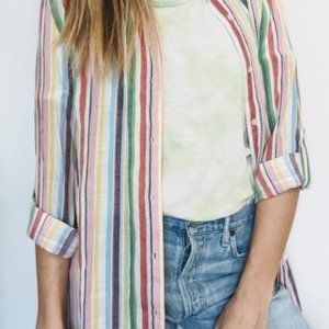 Rainbow Stripe Tunic Shirt